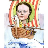 Greta sail to America